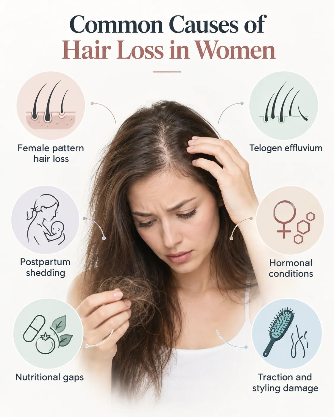 Causes of hair loss in women