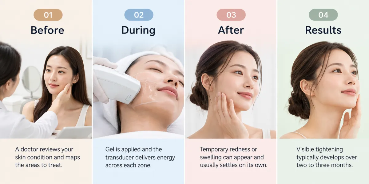 HIFU and Ultherapy treatment timeline