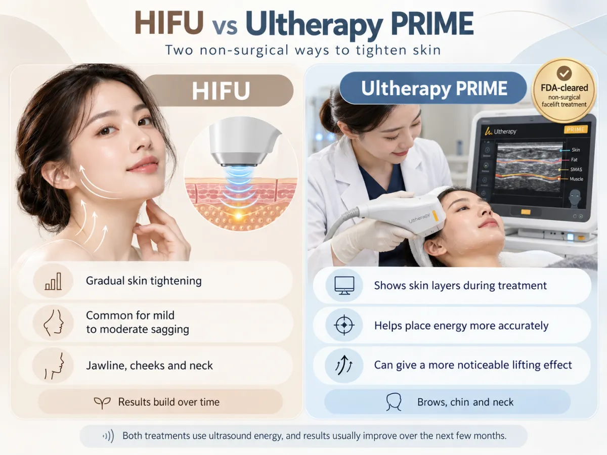 How HIFU and Ultherapy PRIME deliver